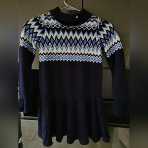 Janie and Jack girls sweater dress size 6